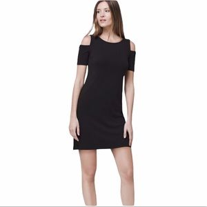 White House Black Market Cold Shoulder Shift Dress